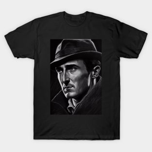 Sherlock Holmes - Black and White T-Shirt